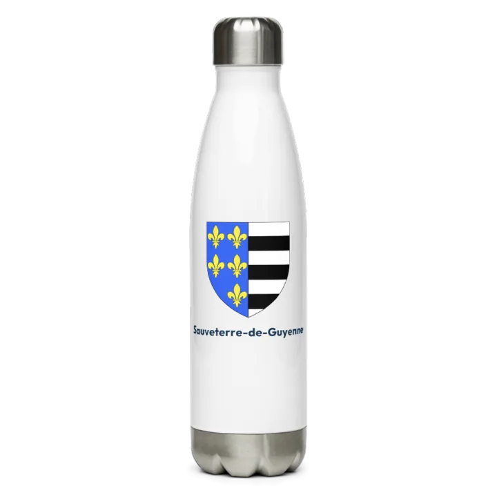 Gourde inox blason de Sauveterre-de-Guyenne
