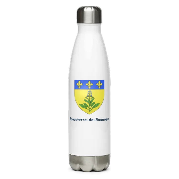 Gourde inox blason de Sauveterre-de-Rouergue