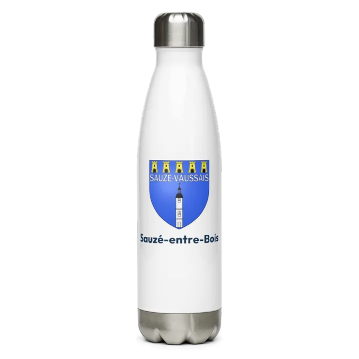 Gourde inox blason de Sauzé-entre-Bois