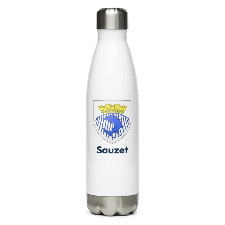 Gourde inox blason de Sauzet