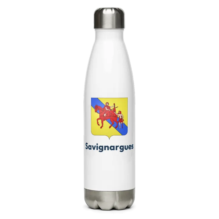 Gourde inox blason de Savignargues