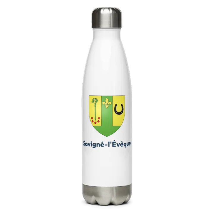 Gourde inox blason de Savigné-l'Évêque