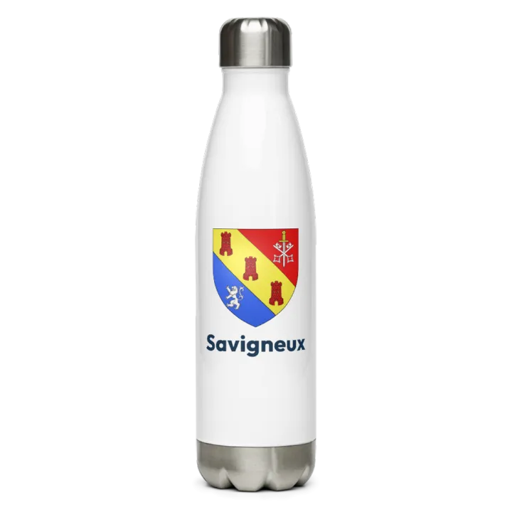 Gourde inox blason de Savigneux