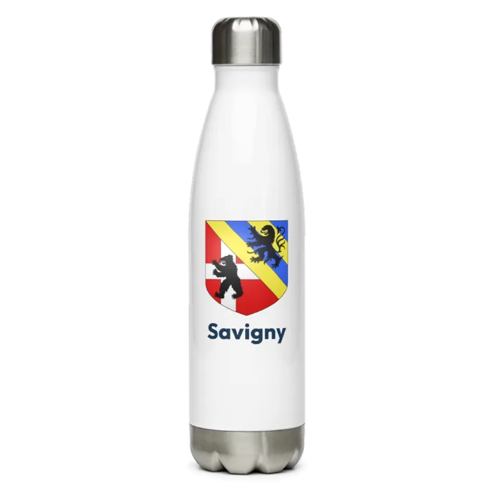 Gourde inox blason de Savigny