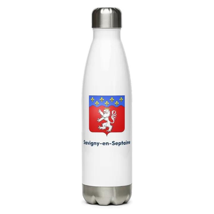 Gourde inox blason de Savigny-en-Septaine