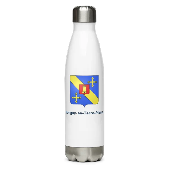 Gourde inox blason de Savigny-en-Terre-Plaine
