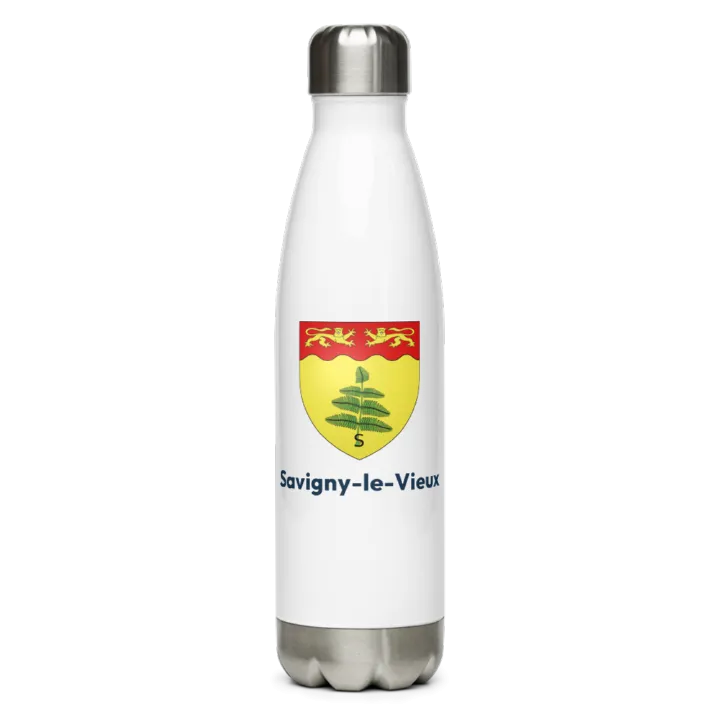 Gourde inox blason de Savigny-le-Vieux