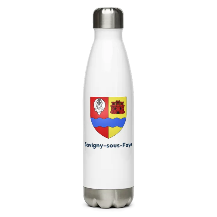 Gourde inox blason de Savigny-sous-Faye