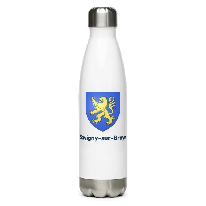 Gourde inox — blason de Savigny-sur-Braye