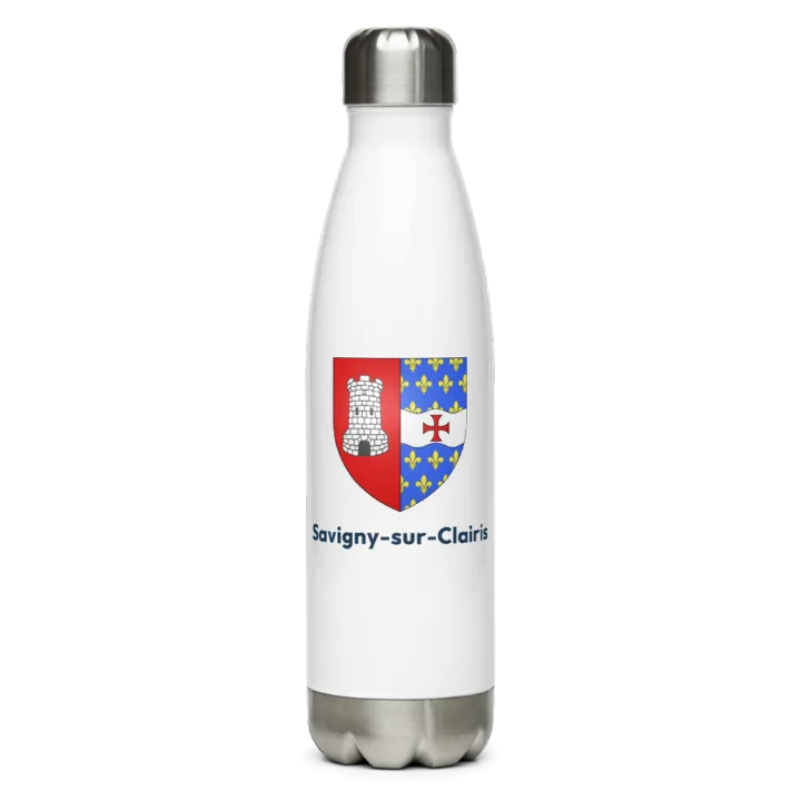 Gourde inox blason de Savigny-sur-Clairis