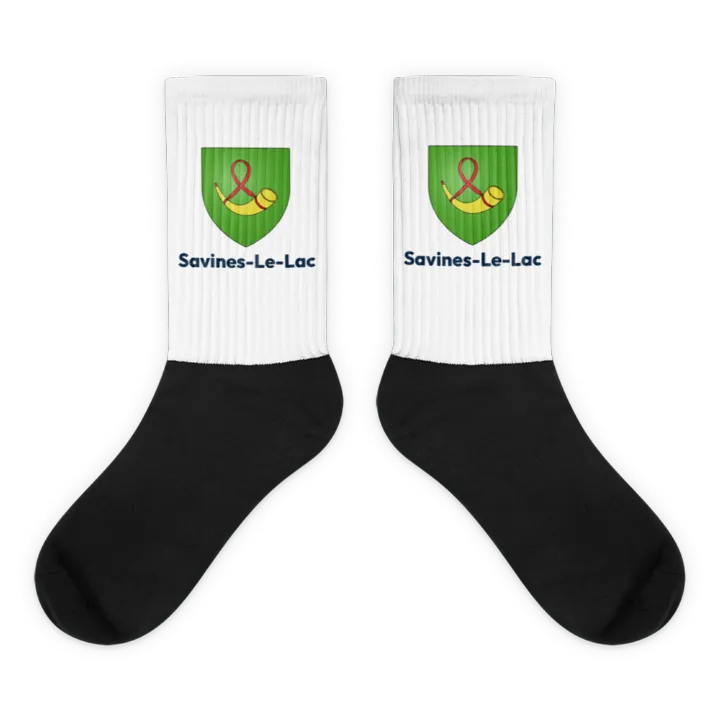 Chaussettes — blason de Savines-le-Lac