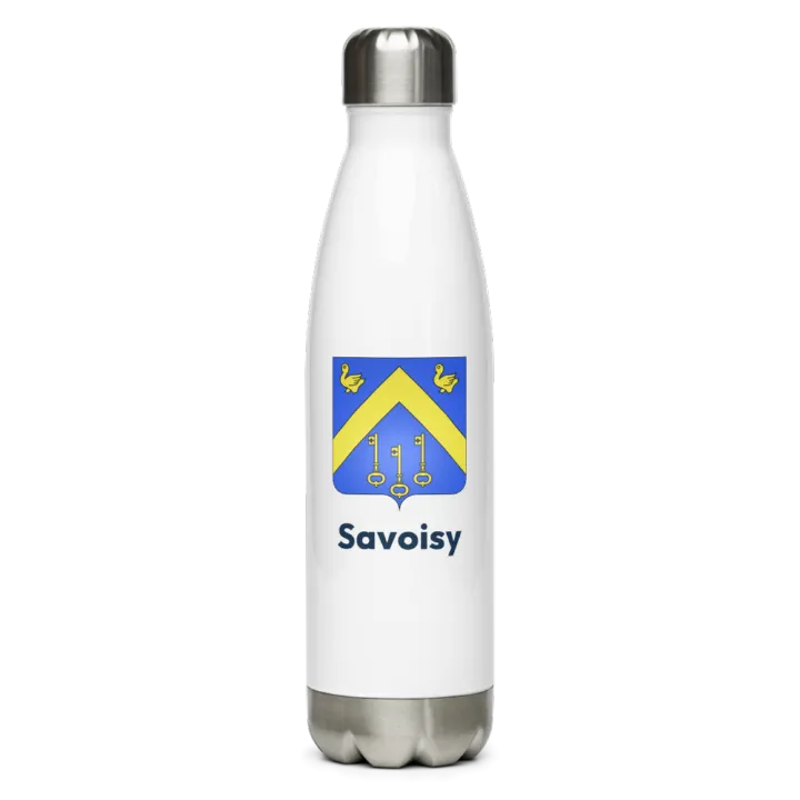 Gourde inox — blason de Savoisy