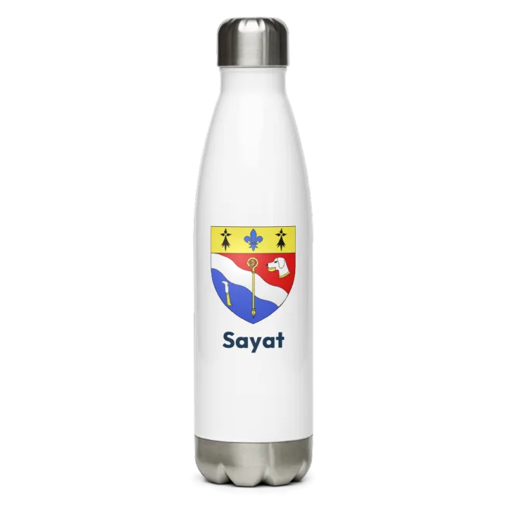 Gourde inox blason de Sayat