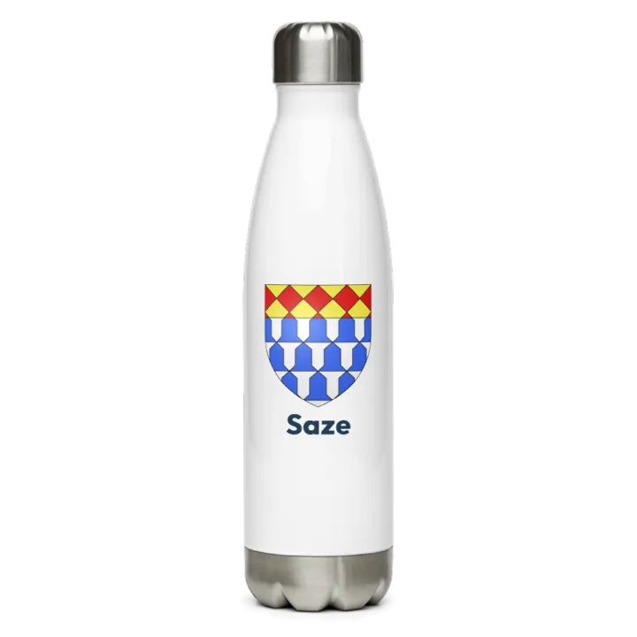 Gourde inox blason de Saze