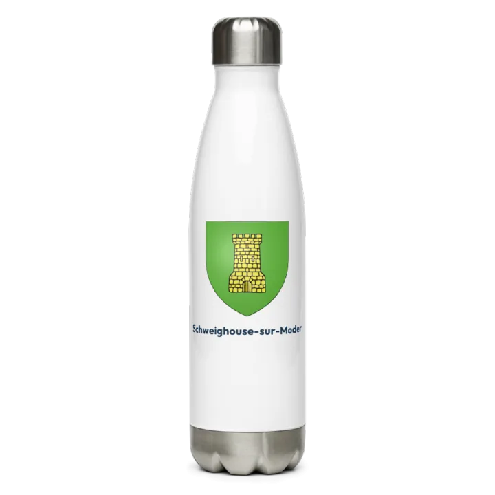 Gourde inox blason de Schweighouse-sur-Moder