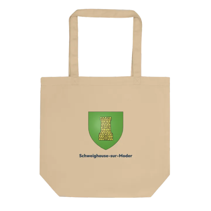 Tote bag coton bio — blason de Schweighouse-sur-Moder