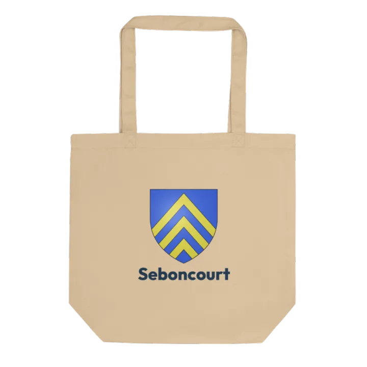 Tote bag coton bio — blason de Seboncourt