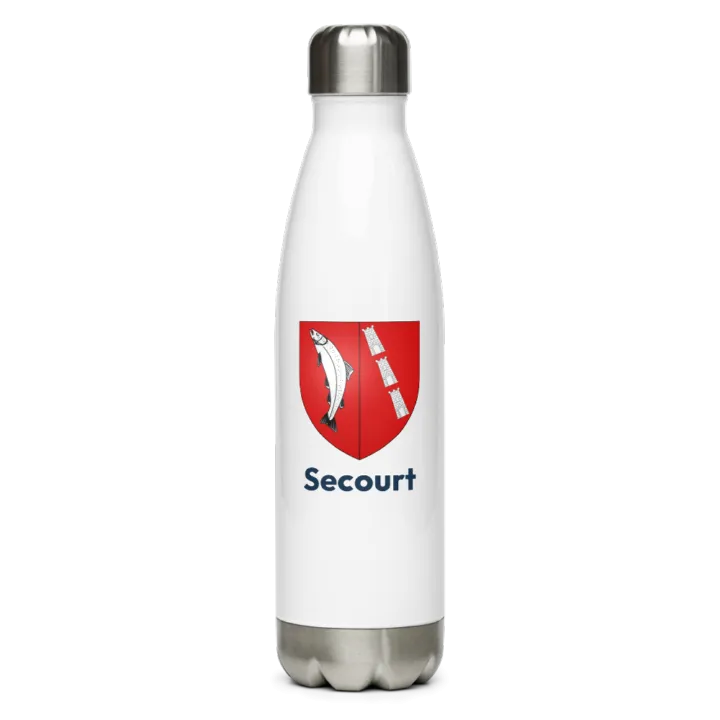 Gourde inox blason de Secourt