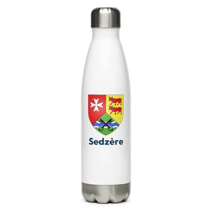 Gourde inox blason de Sedzère