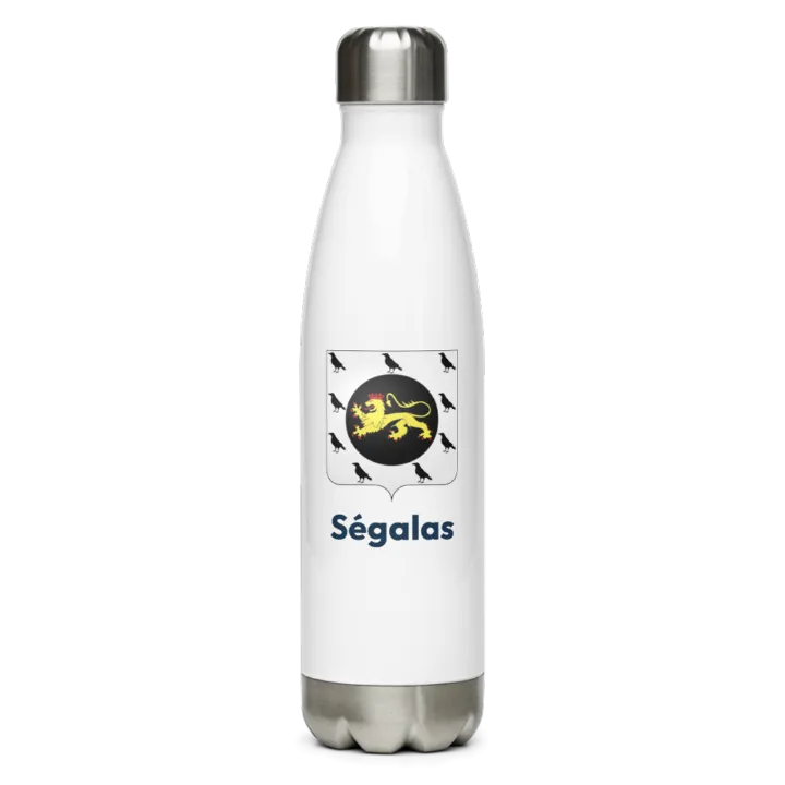 Gourde inox — blason de Ségalas