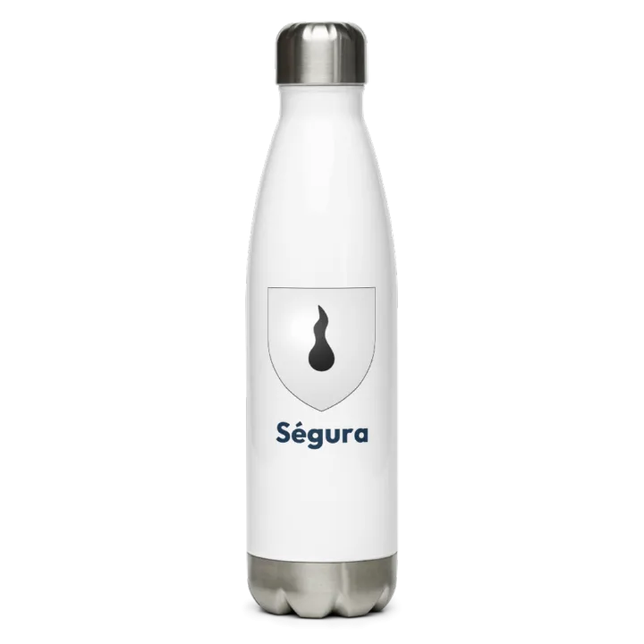 Gourde inox — blason de Ségura
