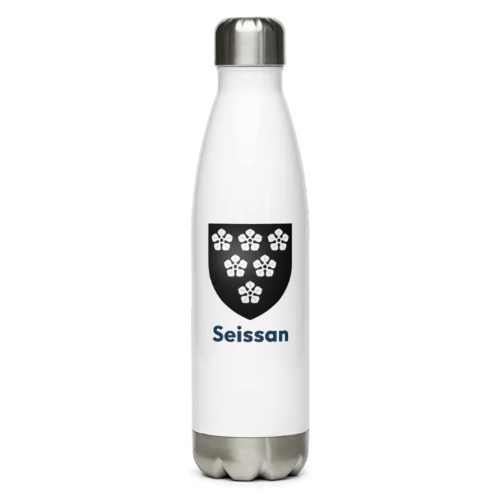 Gourde inox blason de Seissan
