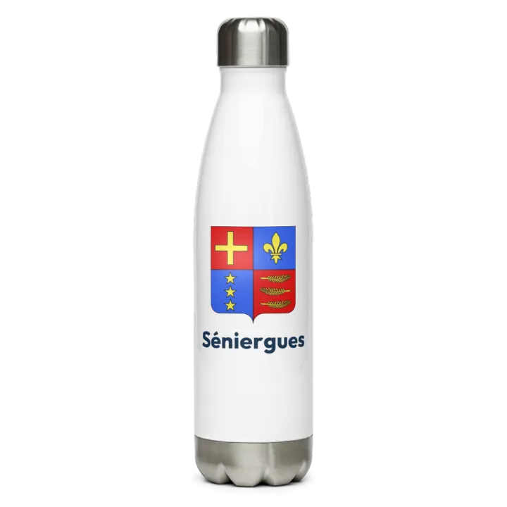 Gourde inox blason de Séniergues