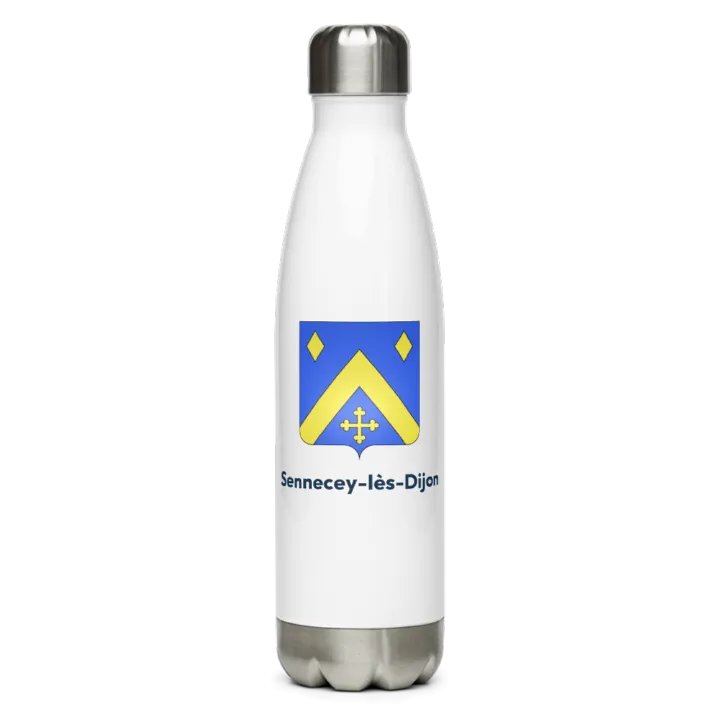 Gourde inox — blason de Sennecey-lès-Dijon