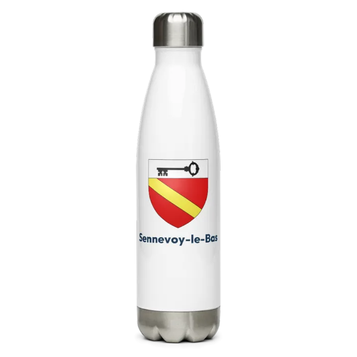 Gourde inox — blason de Sennevoy-le-Bas