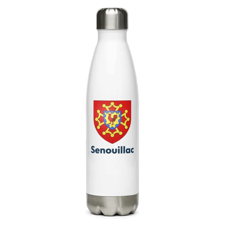 Gourde inox blason de Senouillac