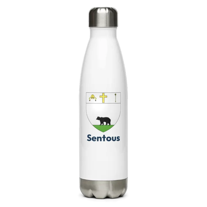 Gourde inox blason de Sentous