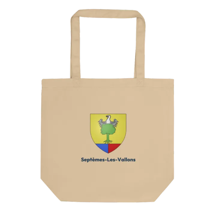 Tote bag coton bio — blason de Septèmes-les-Vallons