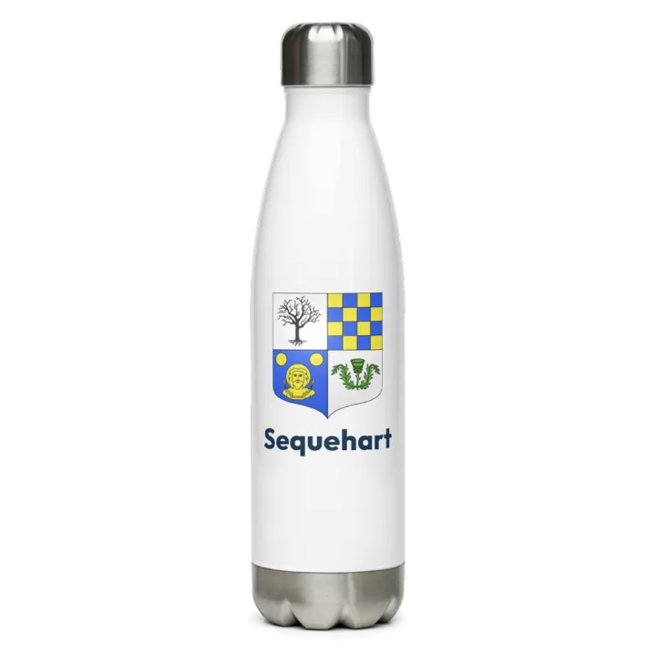 Gourde inox blason de Sequehart