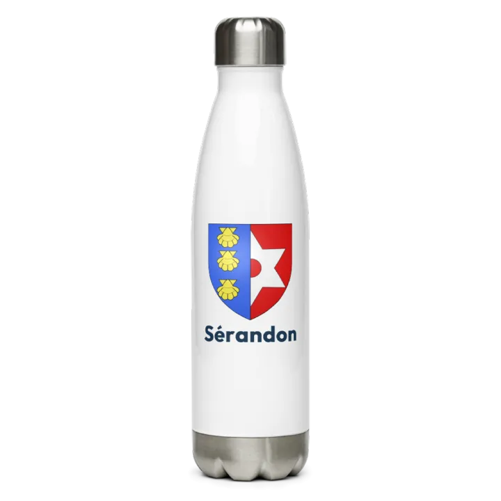 Gourde inox blason de Sérandon