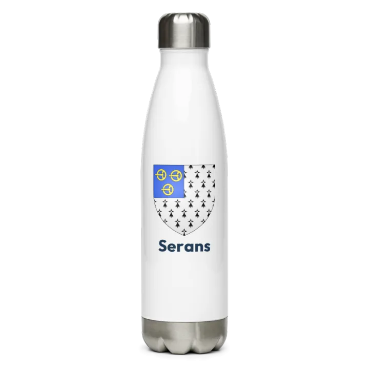 Gourde inox blason de Serans