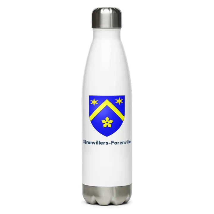 Gourde inox blason de Séranvillers-Forenville