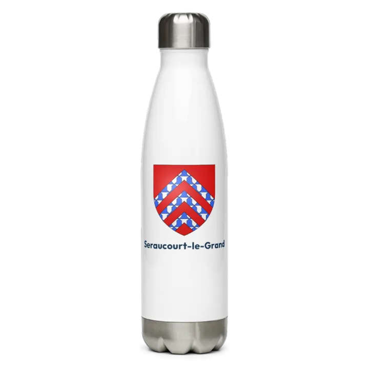 Gourde inox blason de Seraucourt-le-Grand