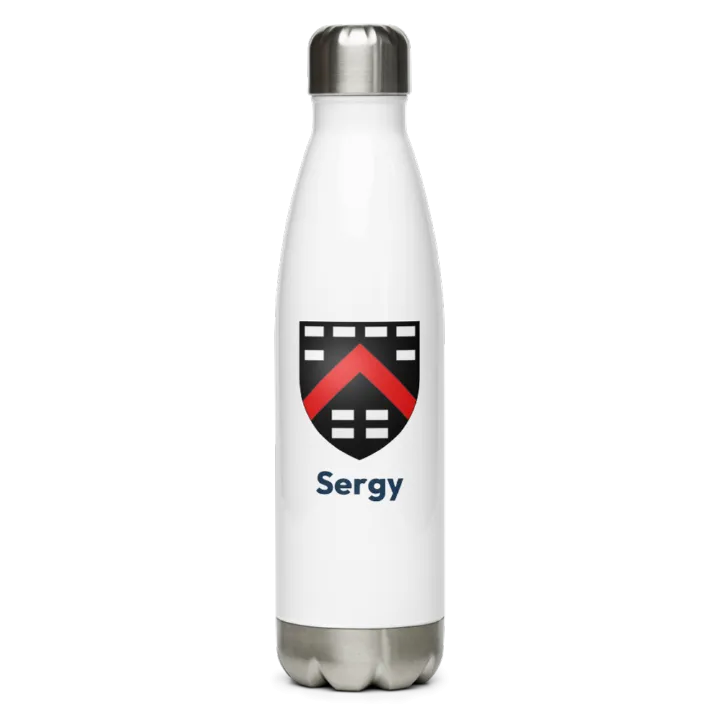 Gourde inox blason de Sergy