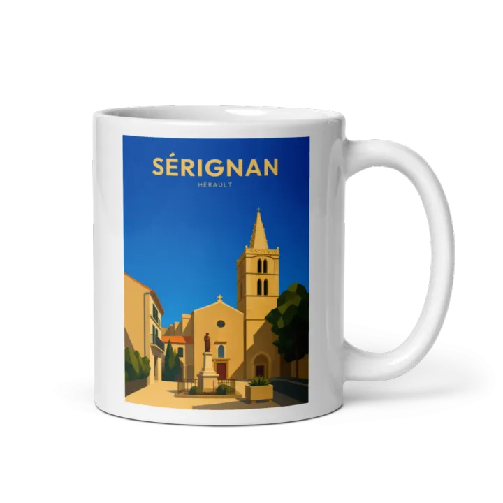 Mug — Sérignan et son église