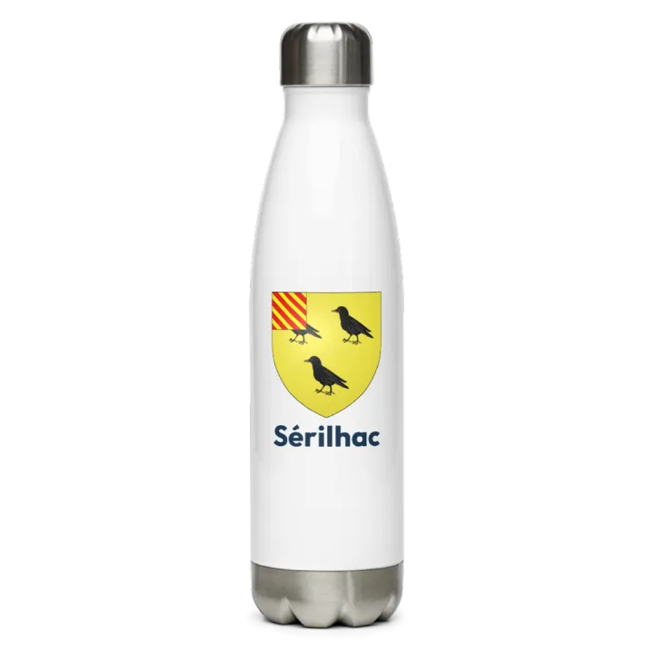 Gourde inox blason de Sérilhac