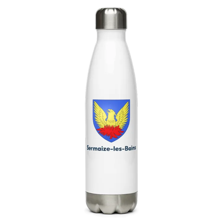Gourde inox blason de Sermaize-les-Bains