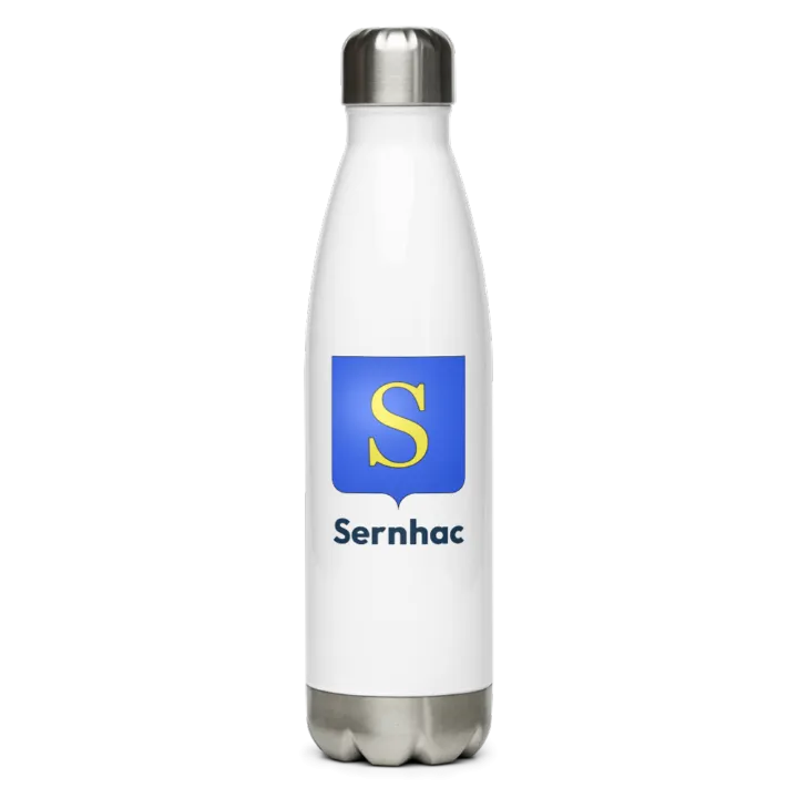 Gourde inox blason de Sernhac