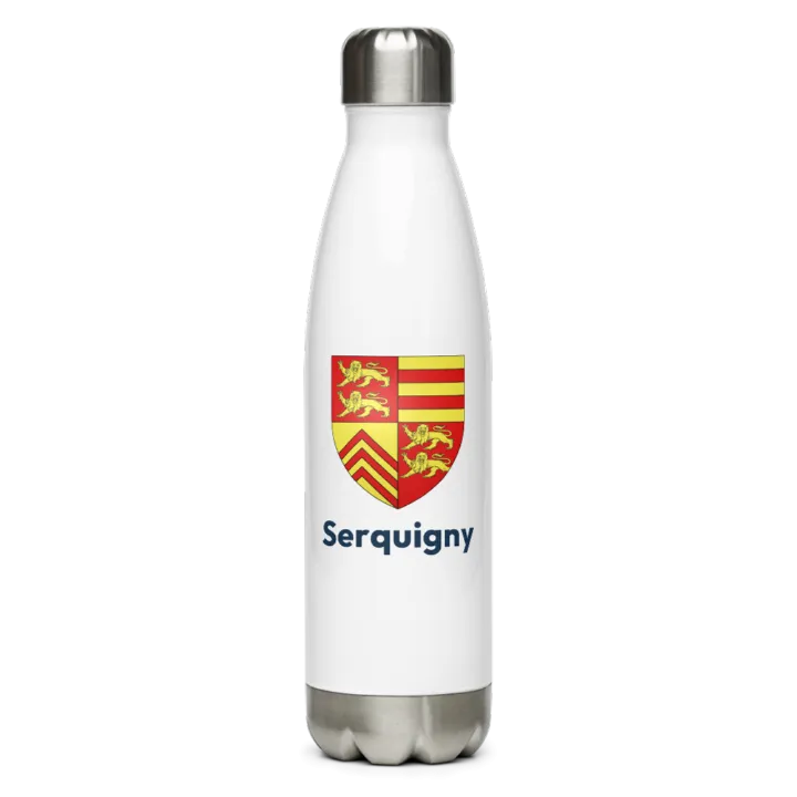 Gourde inox blason de Serquigny