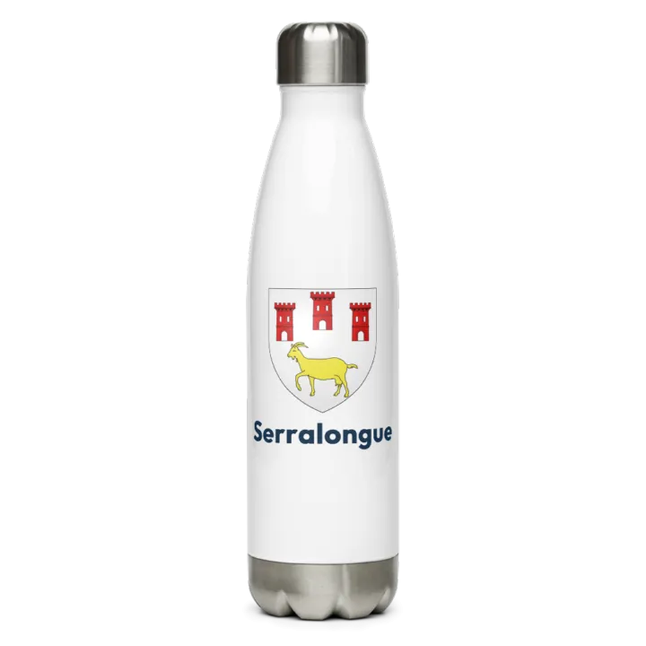 Gourde inox blason de Serralongue
