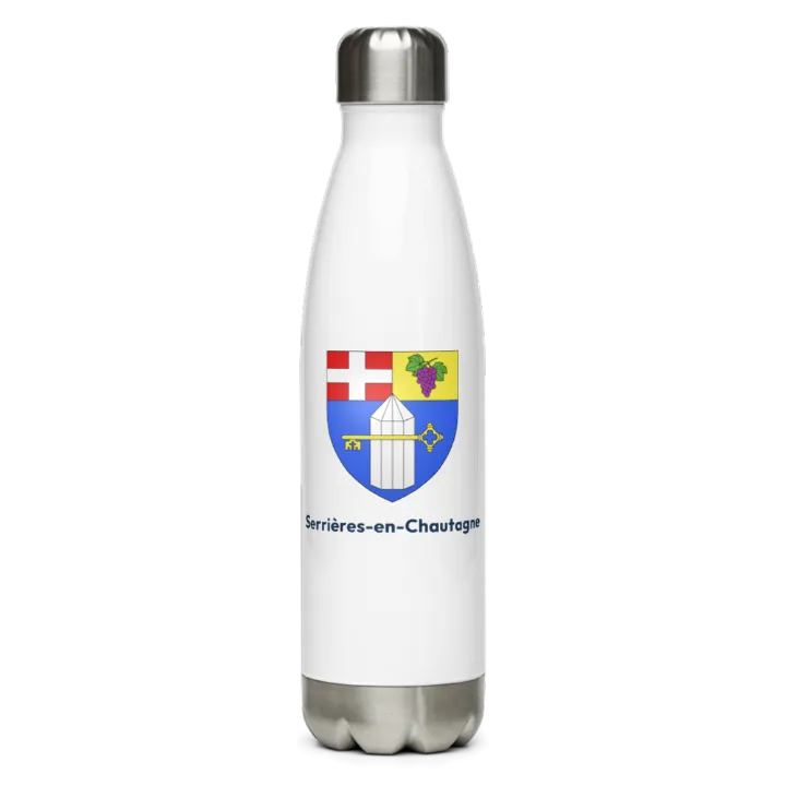 Gourde inox blason de Serrières-en-Chautagne