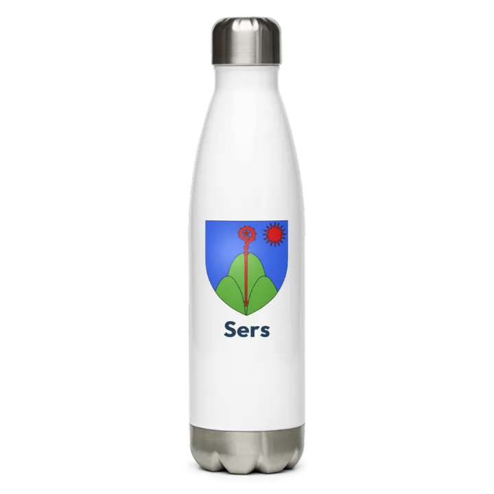 Gourde inox — blason de Sers
