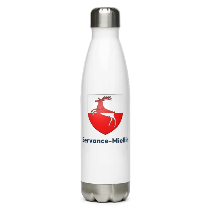 Gourde inox blason de Servance-Miellin