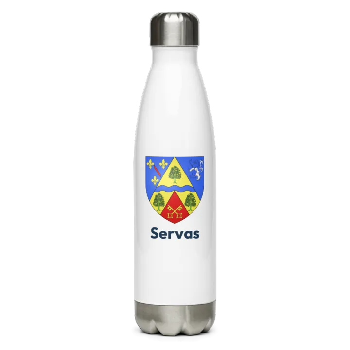 Gourde inox blason de Servas