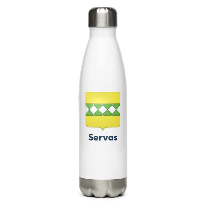 Gourde inox blason de Servas