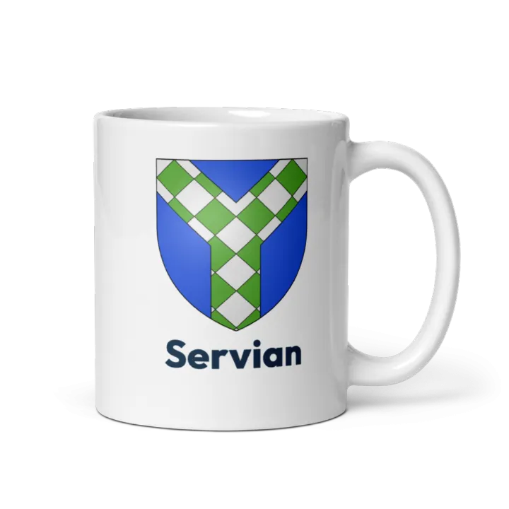 Mug blason de Servian